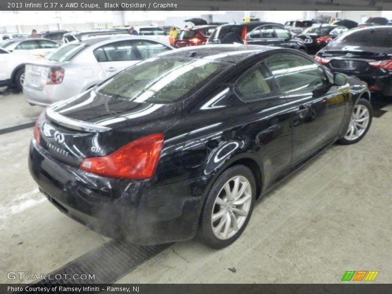 Black Obsidian / Graphite 2013 Infiniti G 37 x AWD Coupe