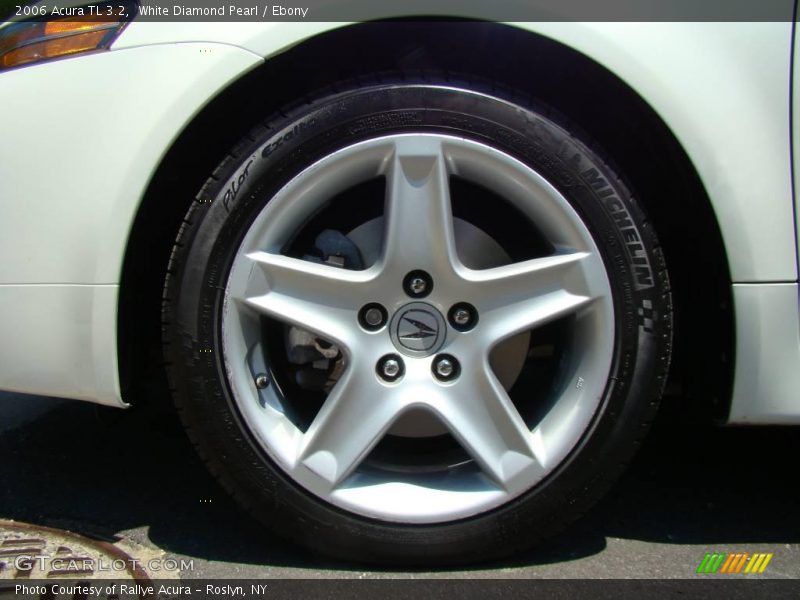 White Diamond Pearl / Ebony 2006 Acura TL 3.2