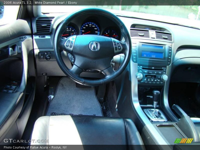 White Diamond Pearl / Ebony 2006 Acura TL 3.2