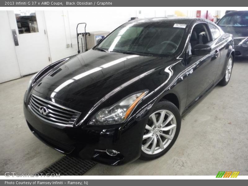 Black Obsidian / Graphite 2013 Infiniti G 37 x AWD Coupe