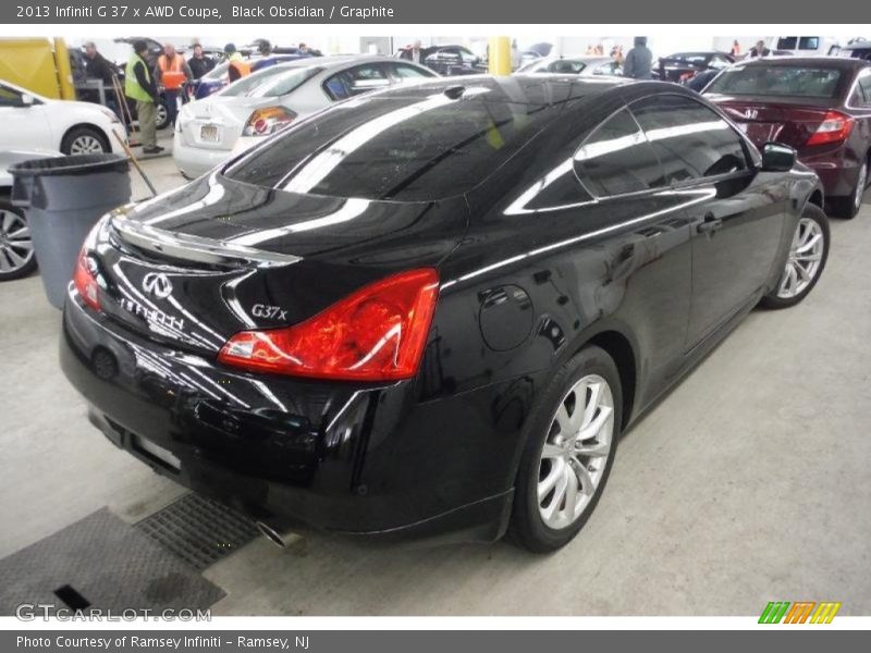 Black Obsidian / Graphite 2013 Infiniti G 37 x AWD Coupe