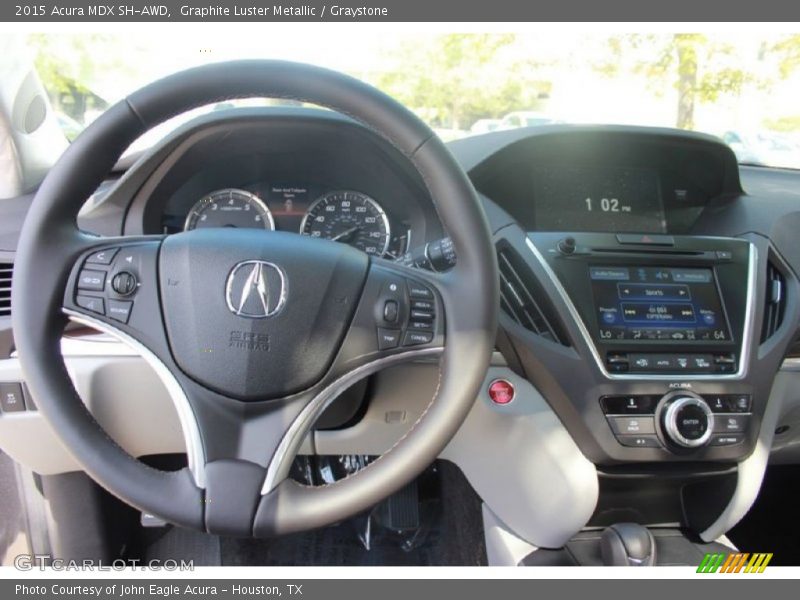 Graphite Luster Metallic / Graystone 2015 Acura MDX SH-AWD