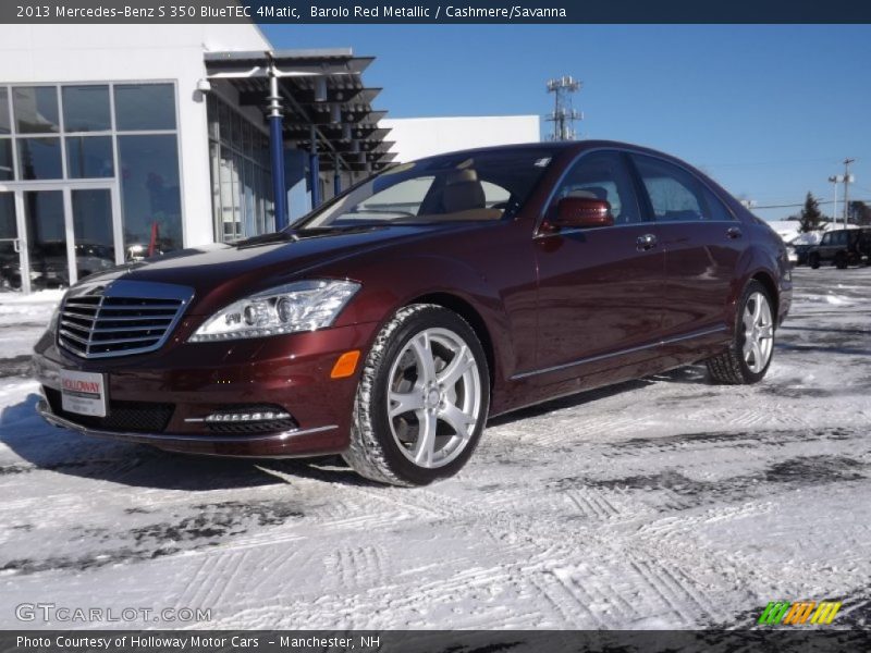 Barolo Red Metallic / Cashmere/Savanna 2013 Mercedes-Benz S 350 BlueTEC 4Matic