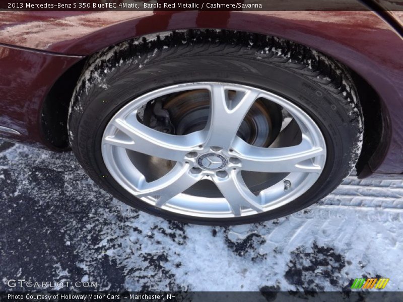 Barolo Red Metallic / Cashmere/Savanna 2013 Mercedes-Benz S 350 BlueTEC 4Matic