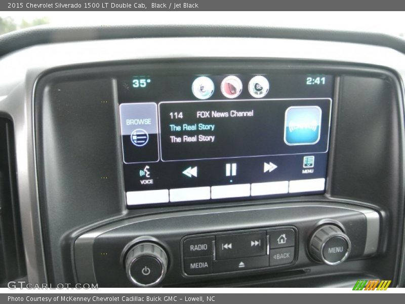 Black / Jet Black 2015 Chevrolet Silverado 1500 LT Double Cab