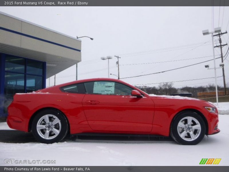 Race Red / Ebony 2015 Ford Mustang V6 Coupe