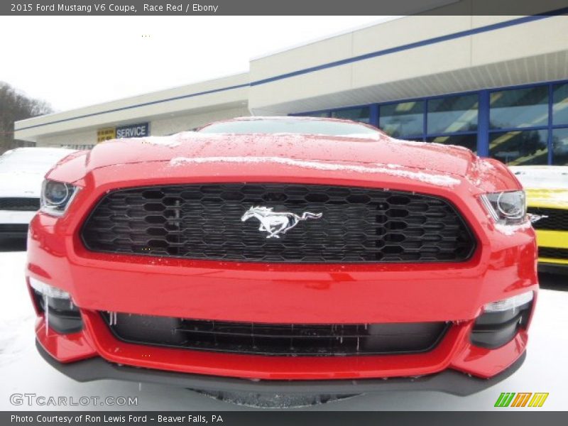 Race Red / Ebony 2015 Ford Mustang V6 Coupe