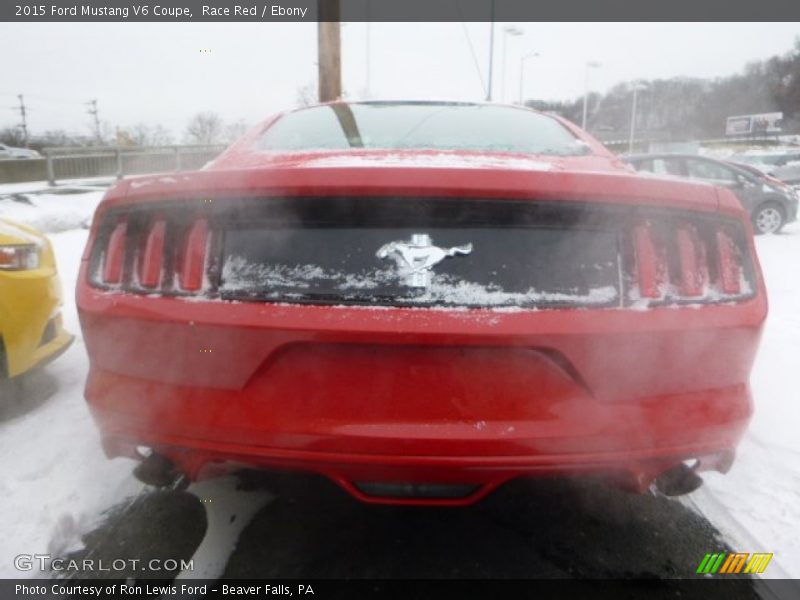 Race Red / Ebony 2015 Ford Mustang V6 Coupe