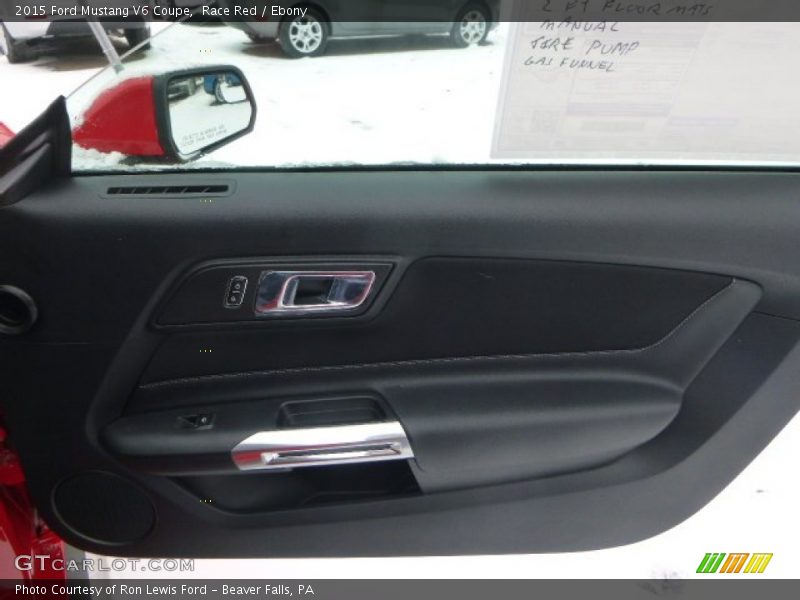 Race Red / Ebony 2015 Ford Mustang V6 Coupe
