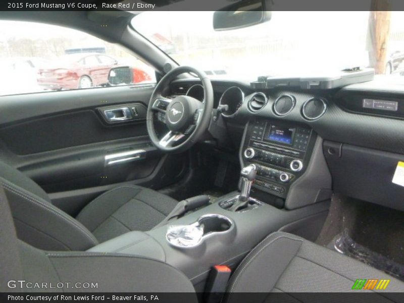 Race Red / Ebony 2015 Ford Mustang V6 Coupe