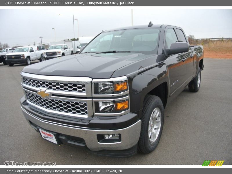 Tungsten Metallic / Jet Black 2015 Chevrolet Silverado 1500 LT Double Cab