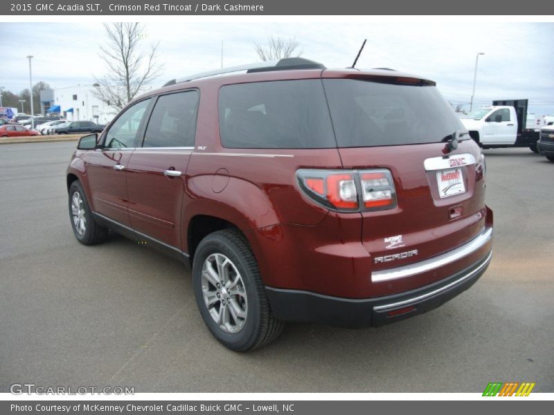 Crimson Red Tincoat / Dark Cashmere 2015 GMC Acadia SLT