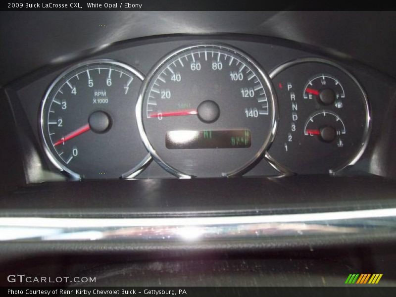 White Opal / Ebony 2009 Buick LaCrosse CXL