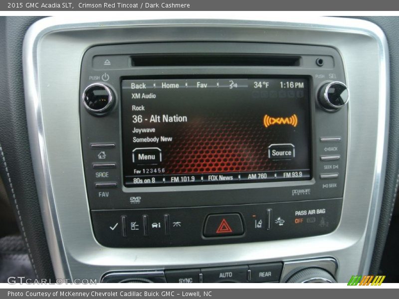 Crimson Red Tincoat / Dark Cashmere 2015 GMC Acadia SLT