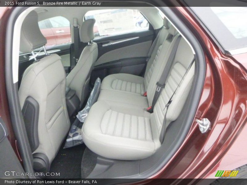 Bronze Fire Metallic / Earth Gray 2015 Ford Fusion S