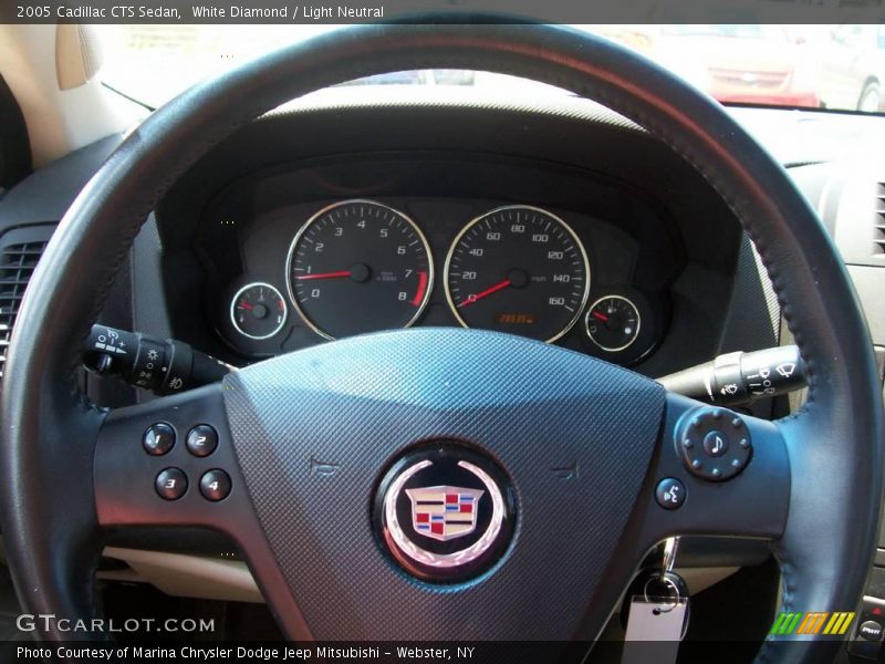 White Diamond / Light Neutral 2005 Cadillac CTS Sedan