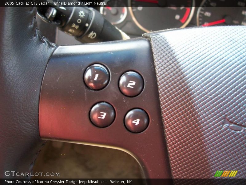 White Diamond / Light Neutral 2005 Cadillac CTS Sedan