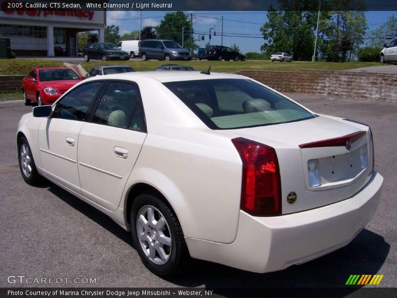 White Diamond / Light Neutral 2005 Cadillac CTS Sedan
