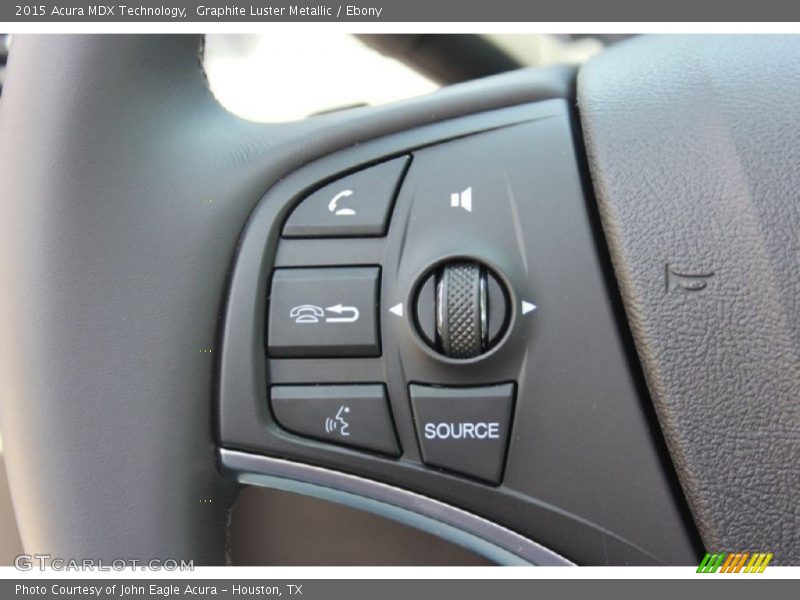 Graphite Luster Metallic / Ebony 2015 Acura MDX Technology