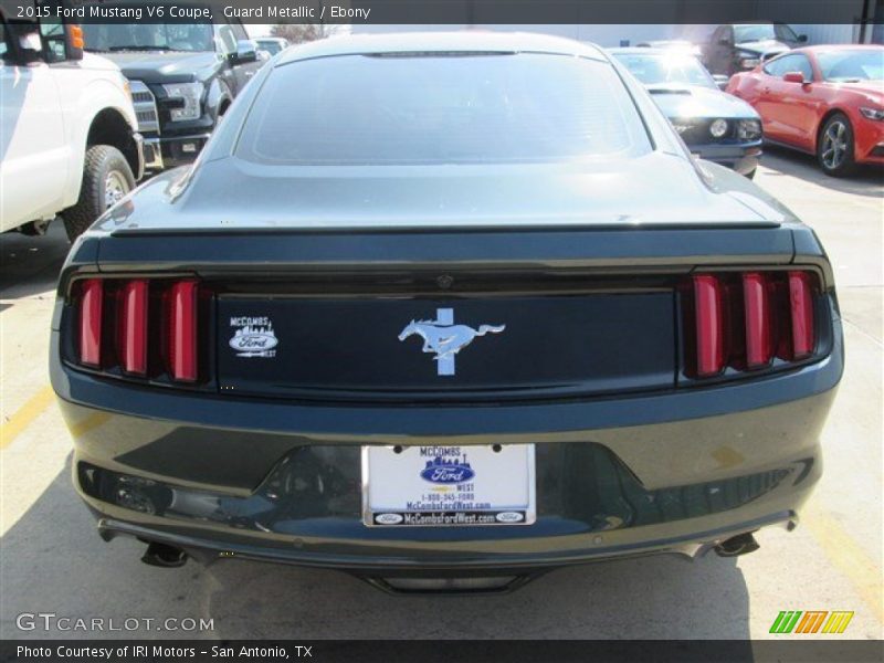Guard Metallic / Ebony 2015 Ford Mustang V6 Coupe