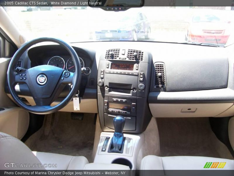 White Diamond / Light Neutral 2005 Cadillac CTS Sedan