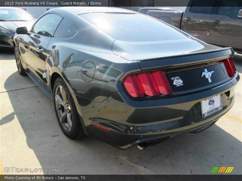 Guard Metallic / Ebony 2015 Ford Mustang V6 Coupe