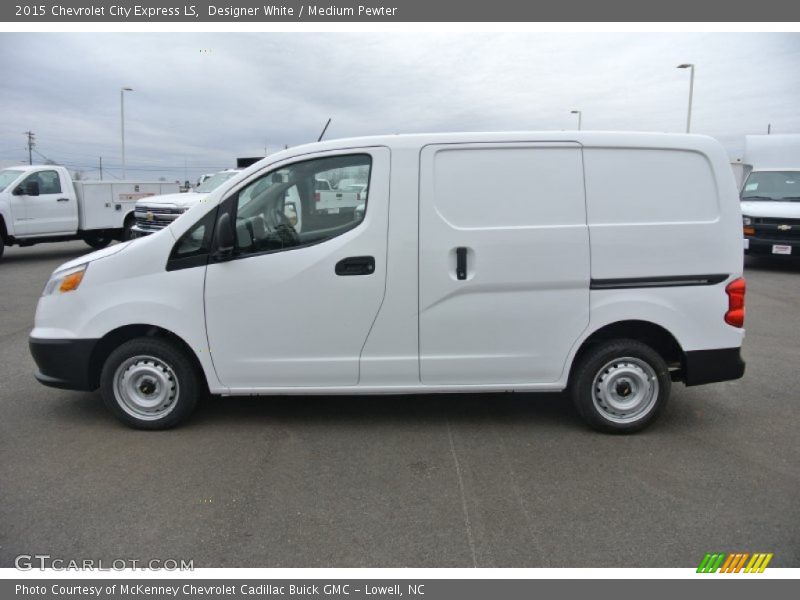 Designer White / Medium Pewter 2015 Chevrolet City Express LS