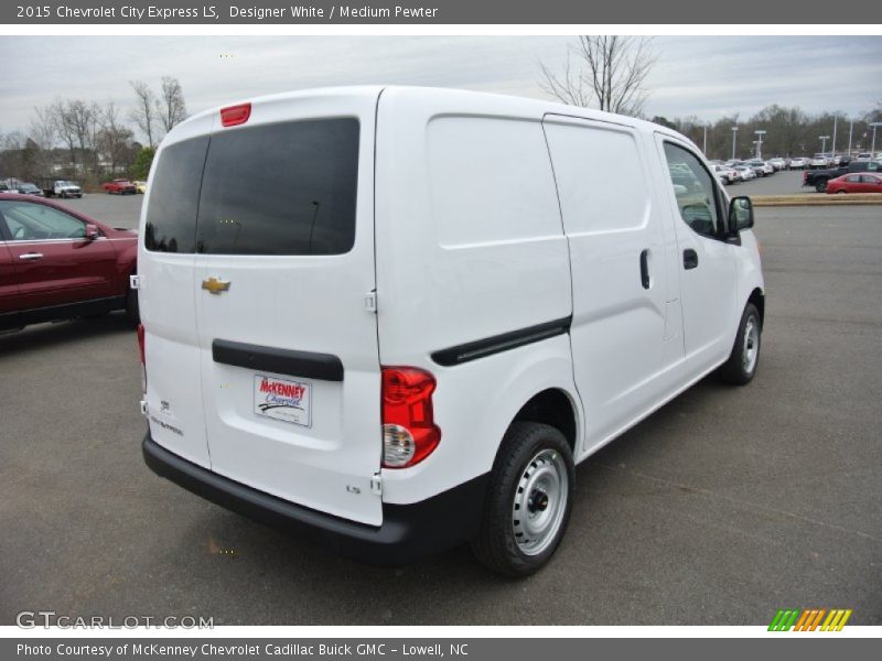 Designer White / Medium Pewter 2015 Chevrolet City Express LS