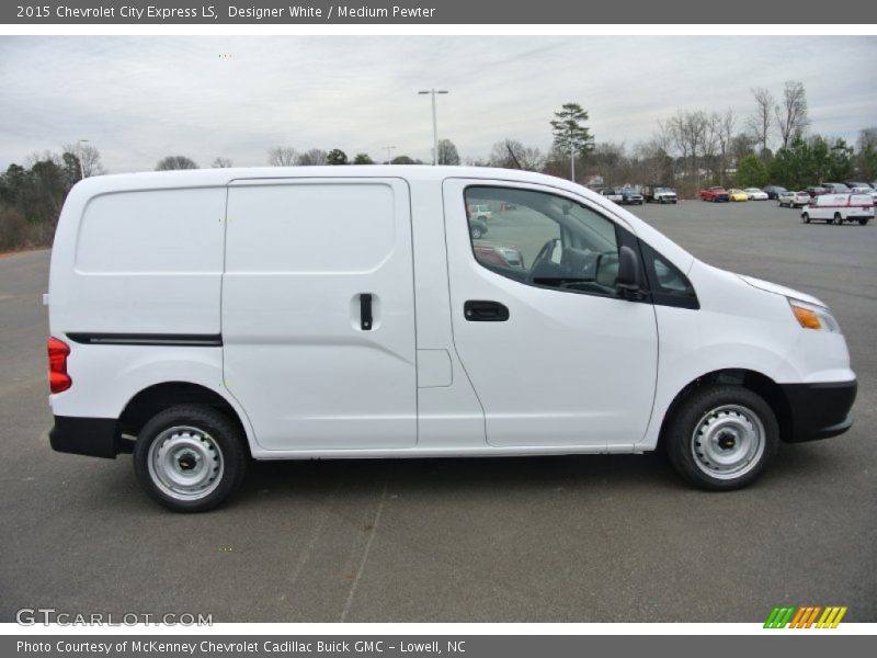 Designer White / Medium Pewter 2015 Chevrolet City Express LS