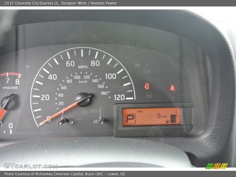 Designer White / Medium Pewter 2015 Chevrolet City Express LS