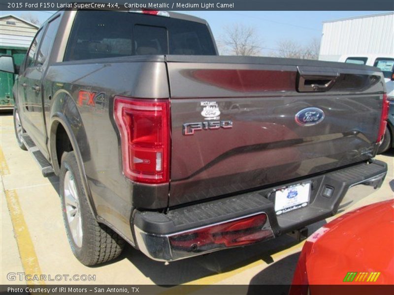 Caribou Metallic / Medium Light Camel 2015 Ford F150 Lariat SuperCrew 4x4