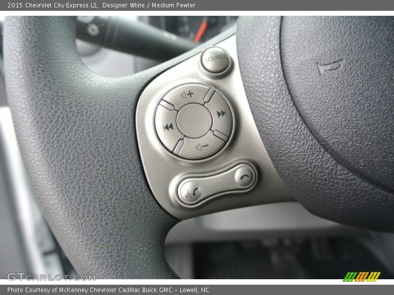 Designer White / Medium Pewter 2015 Chevrolet City Express LS