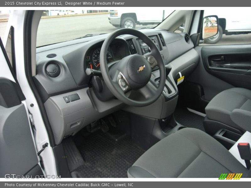 Designer White / Medium Pewter 2015 Chevrolet City Express LS
