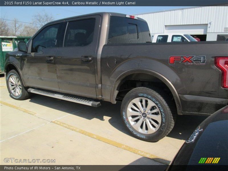 Caribou Metallic / Medium Light Camel 2015 Ford F150 Lariat SuperCrew 4x4