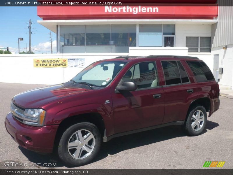 Majestic Red Metallic / Light Gray 2005 Chevrolet TrailBlazer LS 4x4