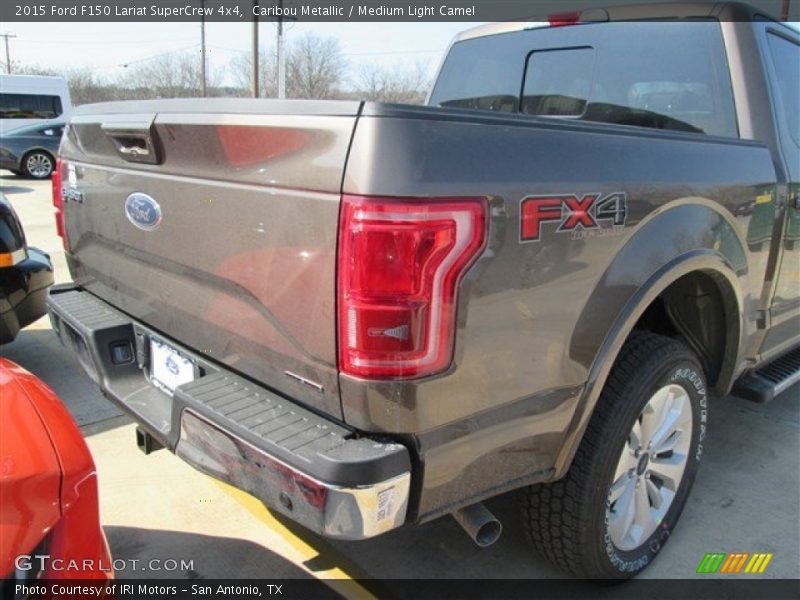 Caribou Metallic / Medium Light Camel 2015 Ford F150 Lariat SuperCrew 4x4