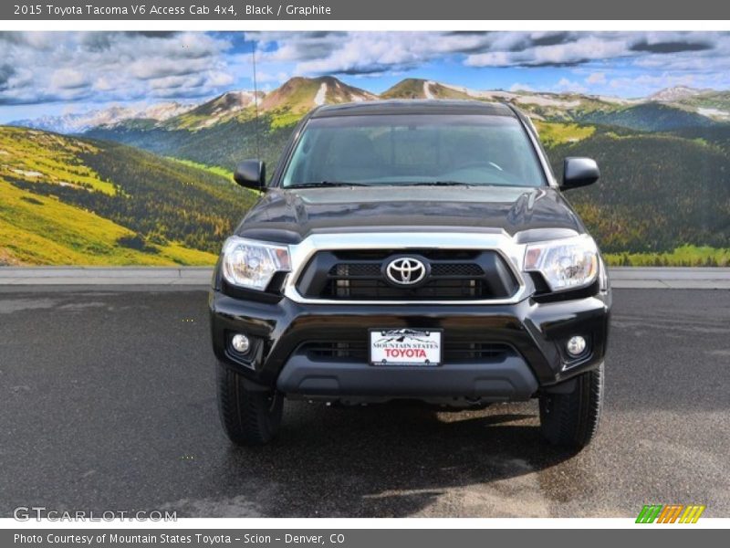 Black / Graphite 2015 Toyota Tacoma V6 Access Cab 4x4