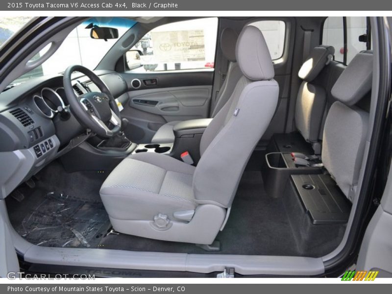  2015 Tacoma V6 Access Cab 4x4 Graphite Interior