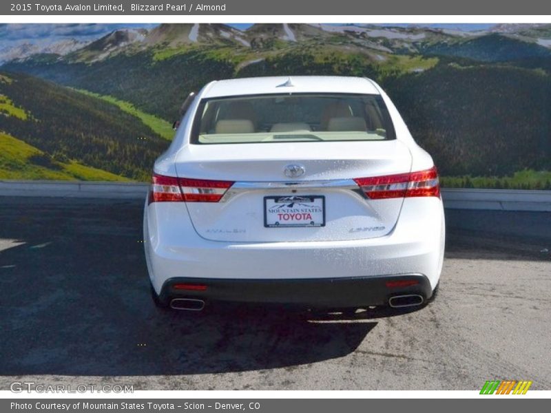 Blizzard Pearl / Almond 2015 Toyota Avalon Limited