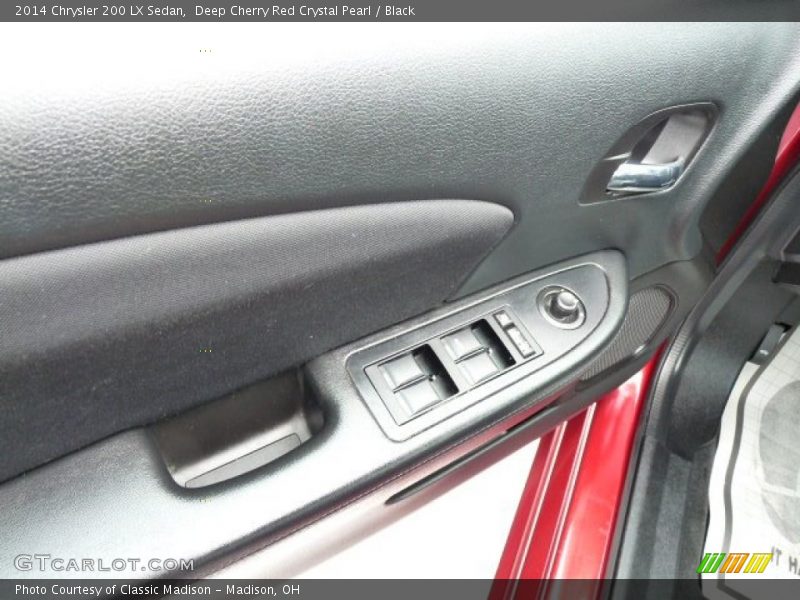 Deep Cherry Red Crystal Pearl / Black 2014 Chrysler 200 LX Sedan