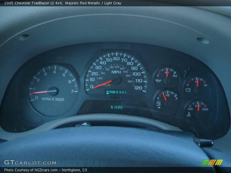 Majestic Red Metallic / Light Gray 2005 Chevrolet TrailBlazer LS 4x4