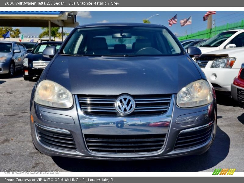 Blue Graphite Metallic / Grey 2006 Volkswagen Jetta 2.5 Sedan