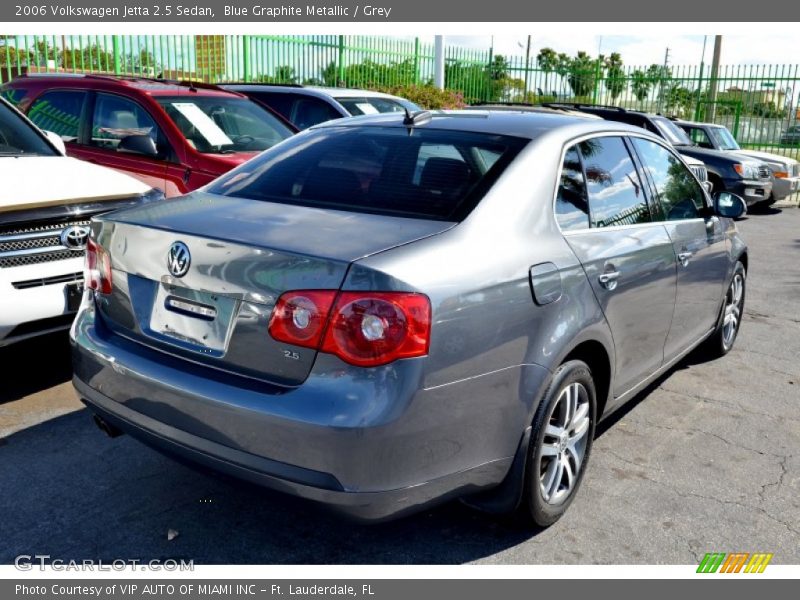 Blue Graphite Metallic / Grey 2006 Volkswagen Jetta 2.5 Sedan