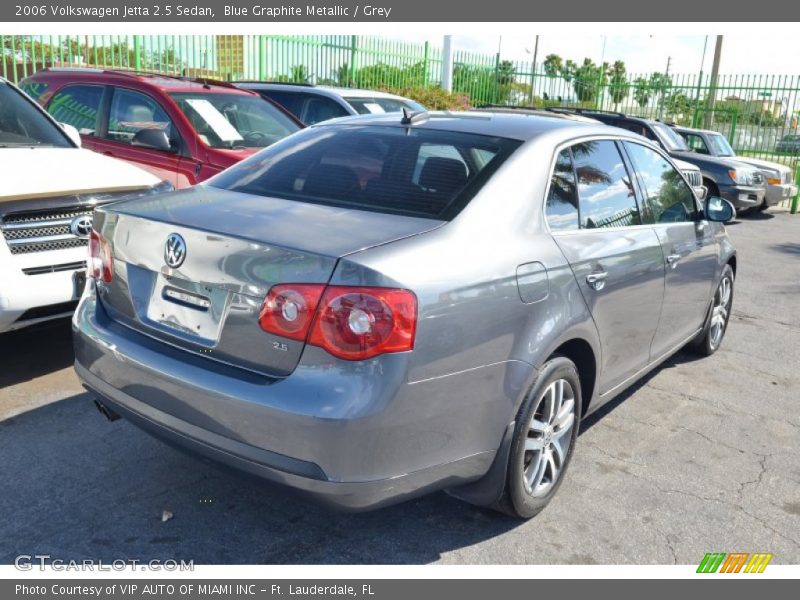 Blue Graphite Metallic / Grey 2006 Volkswagen Jetta 2.5 Sedan