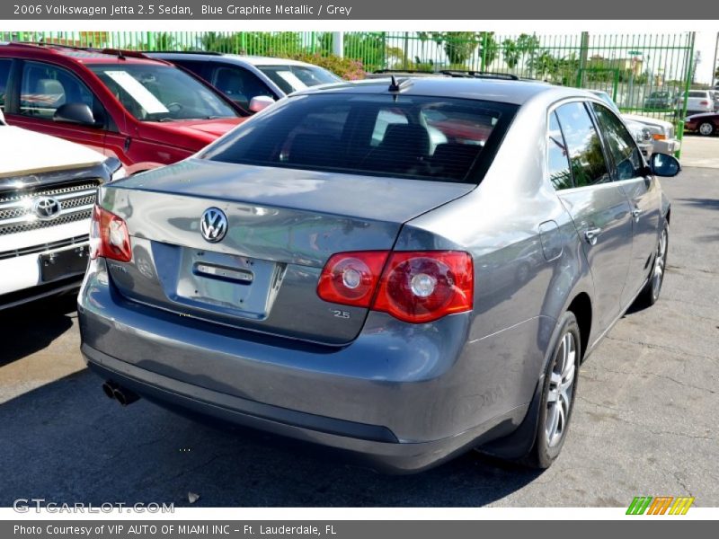 Blue Graphite Metallic / Grey 2006 Volkswagen Jetta 2.5 Sedan