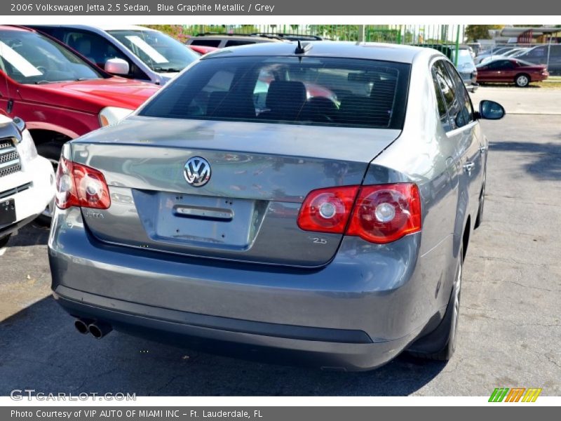 Blue Graphite Metallic / Grey 2006 Volkswagen Jetta 2.5 Sedan