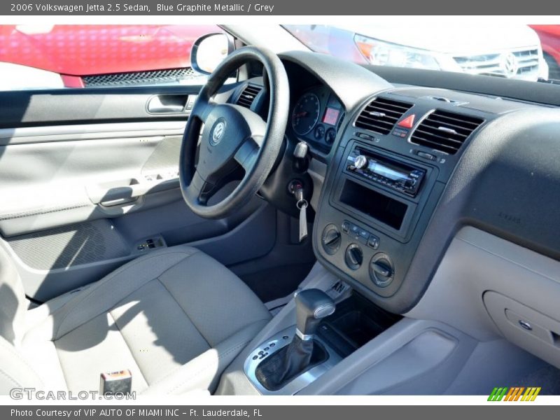 Blue Graphite Metallic / Grey 2006 Volkswagen Jetta 2.5 Sedan