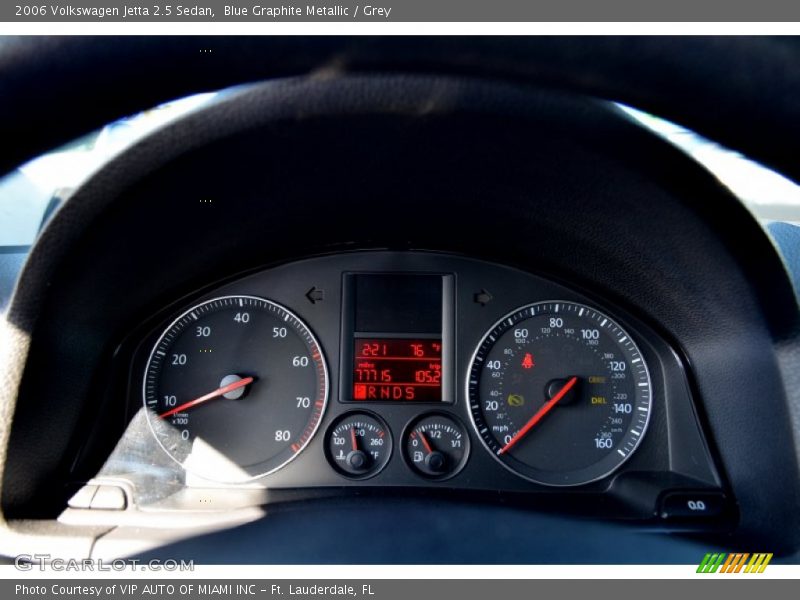  2006 Jetta 2.5 Sedan 2.5 Sedan Gauges