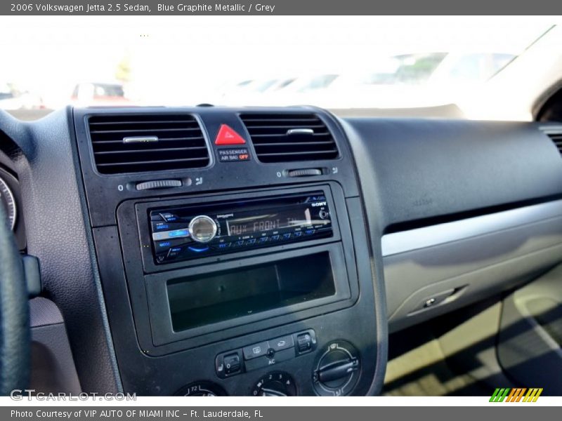 Blue Graphite Metallic / Grey 2006 Volkswagen Jetta 2.5 Sedan