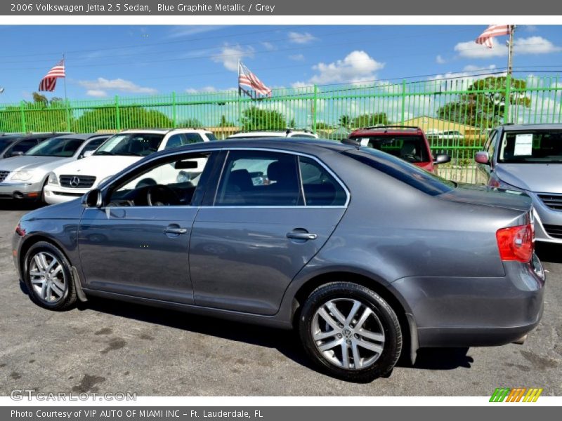 Blue Graphite Metallic / Grey 2006 Volkswagen Jetta 2.5 Sedan